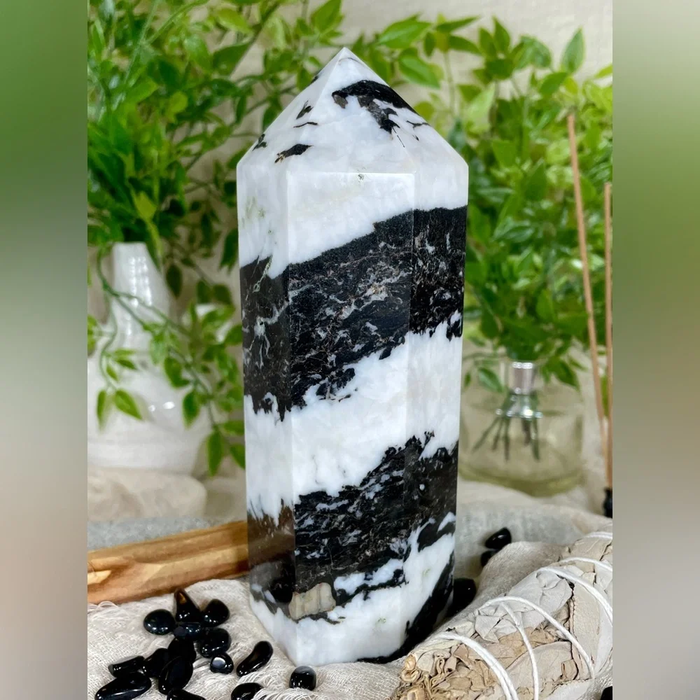 2355 Zebra Jasper Crystal Tower - Picture 11 of 13